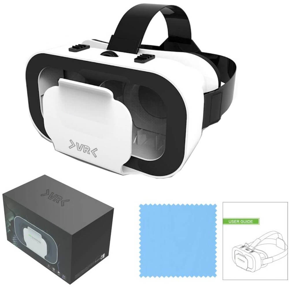 VR Headset Virtual Reality Goggles 3D Glasses Blocking Blue Light for iPhone Android Samsung Smartphones