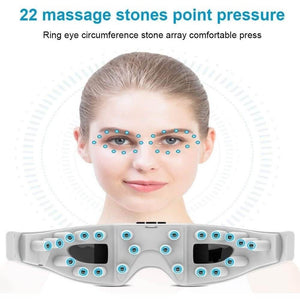 Eye Massager with Vibration for Relax and Reduce Eye Strain Dark Circles Eye Bags Dry Eye Improve Sleep