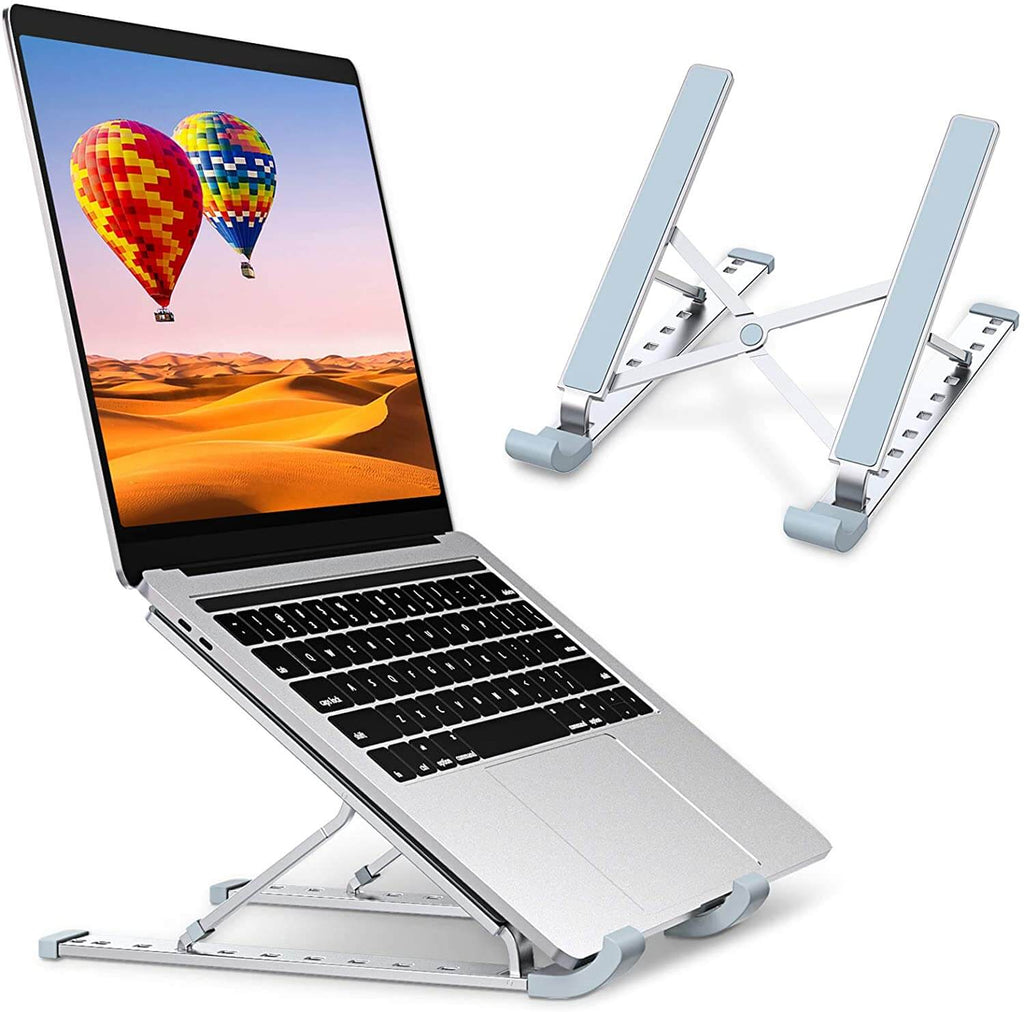 Aluminum Laptop Stand 9 Angles Adjustable Holder Ergonomic Foldable Portable Computer Tablet Stand