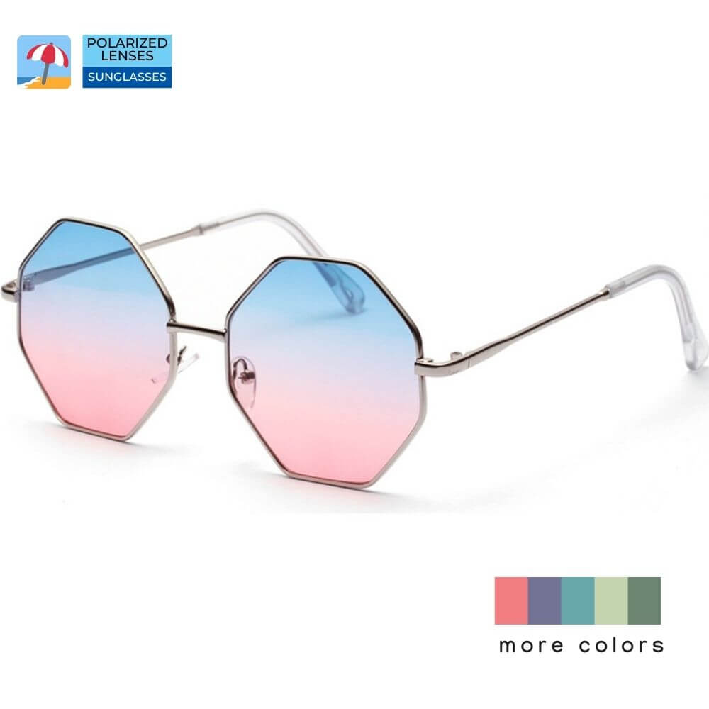 Sunglasses for Women Polygon UV400 Lenses Shades