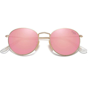Small Round Polarized Sunglasses Classic Vintage Retro Shades for Women Men