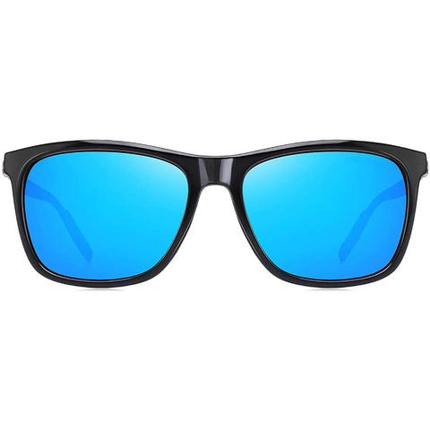 Polarized Aluminum Sunglasses Vintage Square Frame Sun Glasses For Men/Women - Hershey