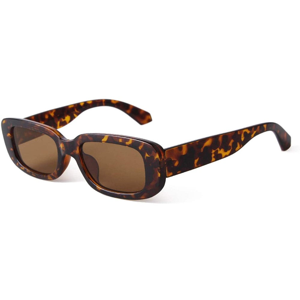 Rectangle Sunglasses Retro Driving Glasses 90s Vintage Fashion Narrow Square Frame - Jessie