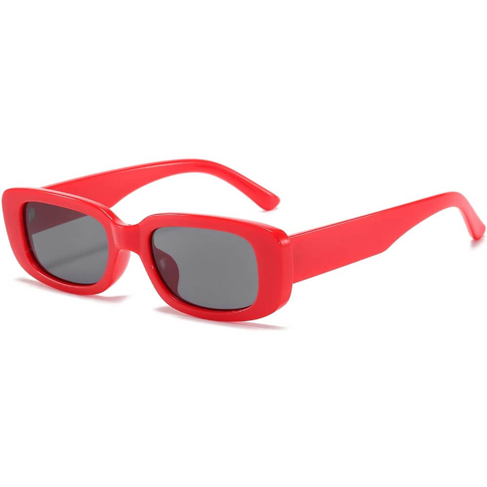 Rectangle Sunglasses Retro Driving Glasses 90s Vintage Fashion Narrow Square Frame - Jessie