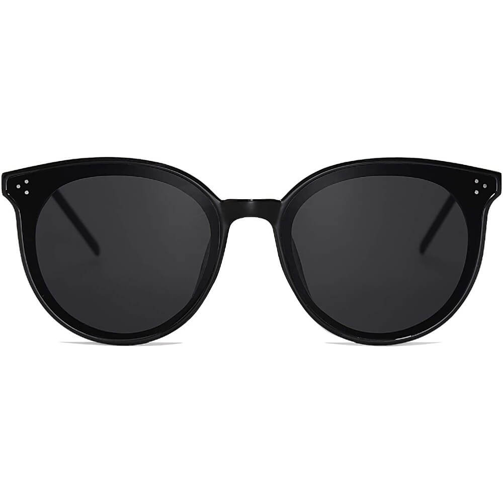 Retro Round Oversized Sunglasses for Women Mirrored Glasses - Louie